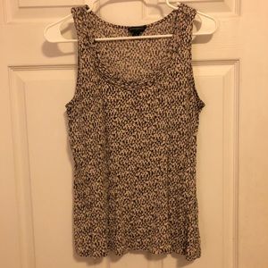 Banana Republic sleeveless patterned top